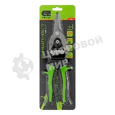 Ножницы по металлу Сибртех, 250 мм, прямой рез, сталь С55,двухкомпонентные рукоятки