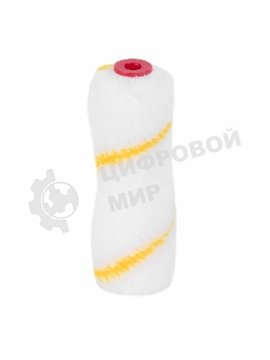 Мини-валик сменный MTX для среднегладких поверх. синтет, 100мм ворс12мм D16мм Dруч.6мм, полиакр.