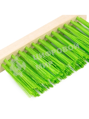 Щетка-сметка 3-рядная Сибртех 320 мм, деревянная ручка