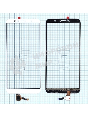 Сенсорное стекло (тачскрин) для Huawei Honor 7A Pro Y6 2018, белое