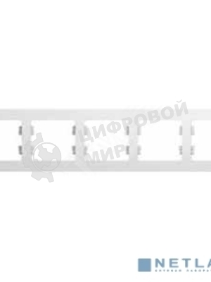 Рамка 5-м Glossa горизонт. бел. SchE GSL000105