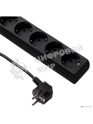 Сетевой фильтр Buro 600SH-16-3-B 3 м, 6 розеток, черный, коробка