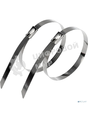 Хомут-стяжка стальная Rexant 300x4,6 мм, упаковка 10 шт.