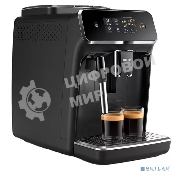 Кофемашина автоматическая Philips EP2224/10 черный, исп. кофе - молотый/зерновой, 1.8 л, 1500 Вт, 15 Бар.