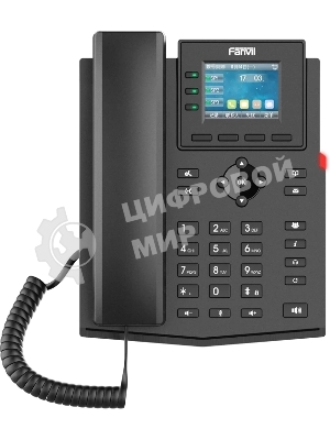 Телефон IP Fanvil X303-2 Wire черный