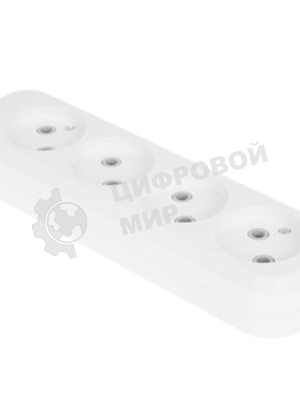 Удлинитель бытовой Smartbuy (SBE-10-4-05-N) 4 гнз х 5,0 м (10А/2.2кВт, ПВС 2х1.0)