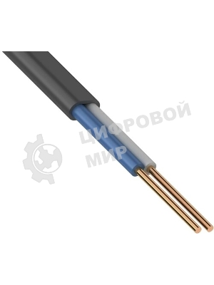 Кабель силовой медный Rexant ВВГ-Пнг(А) 2x2,5 мм², 50 м, ГОСТ 31996-2012, ТУ 16-705.499-2010