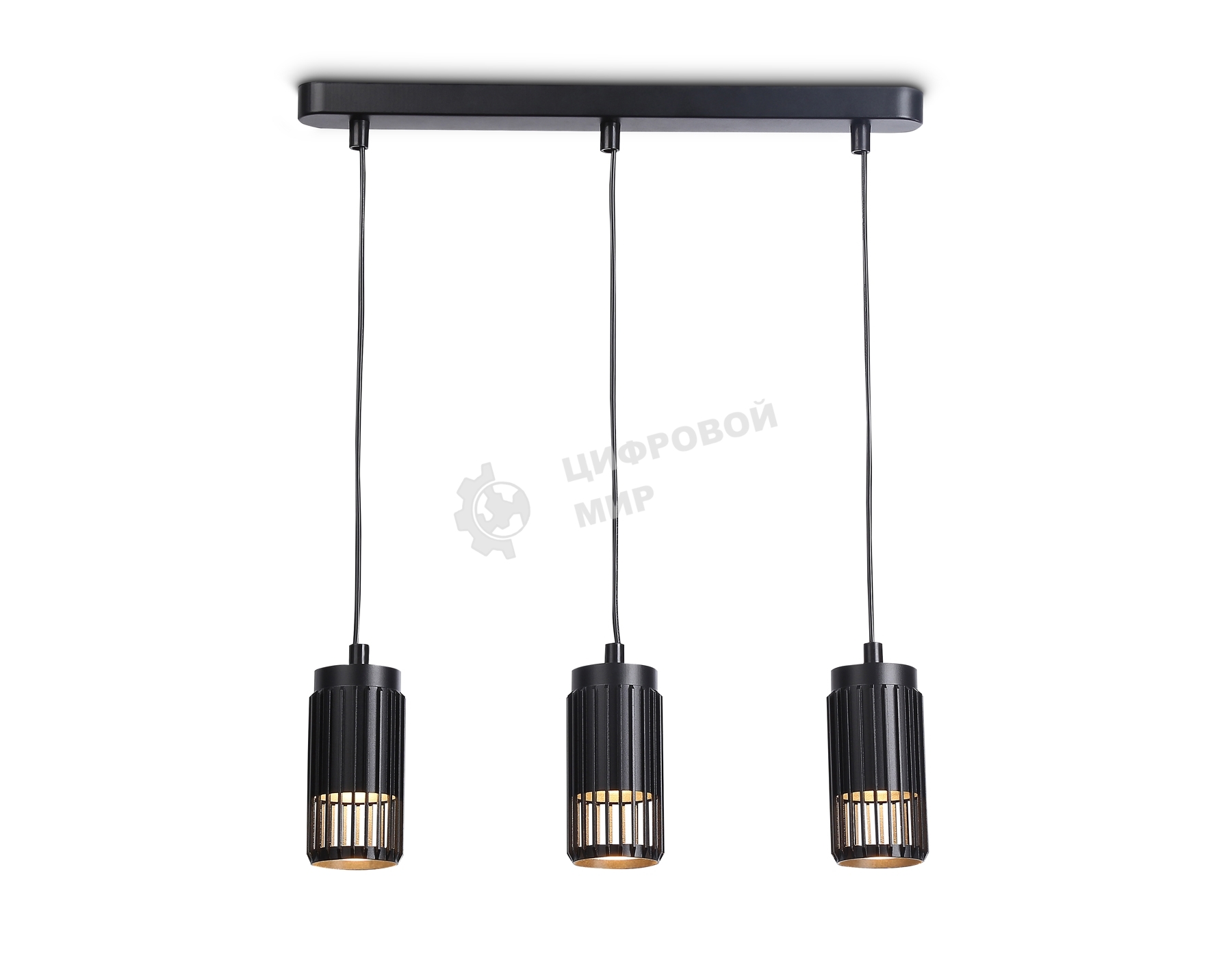 Светильник Ambrella light TN51699/3 BK черный GU10/3 400*60*1120