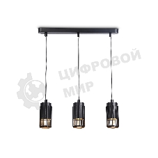 Светильник Ambrella light TN51699/3 BK черный GU10/3 400*60*1120