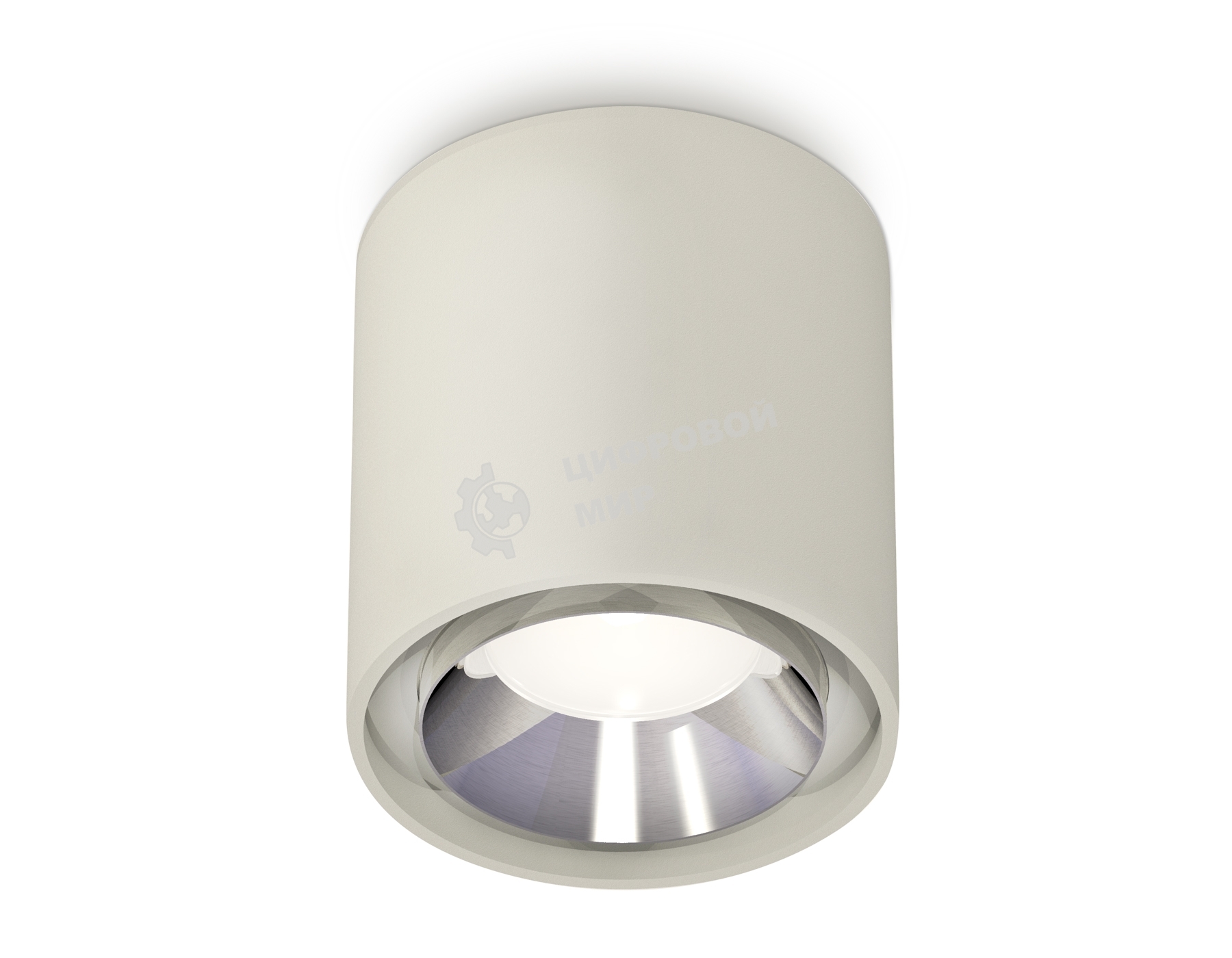 Светильник Ambrella Light XS7724003 SGR/PSL серый песок/серебро полированное MR16 GU5.3 (C7724, N7032)