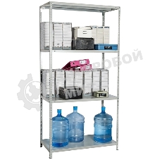 Стеллаж Практик MS Standart 120/60x20/4 пол.:4 единая 1200x600x200мм серый (S24199132402)
