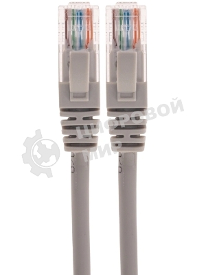 Патч-корд U/UTP Rexant cat.5e, RJ45-RJ45, неэкранированный, 26AWG, LSZH, серый, 1.5 м