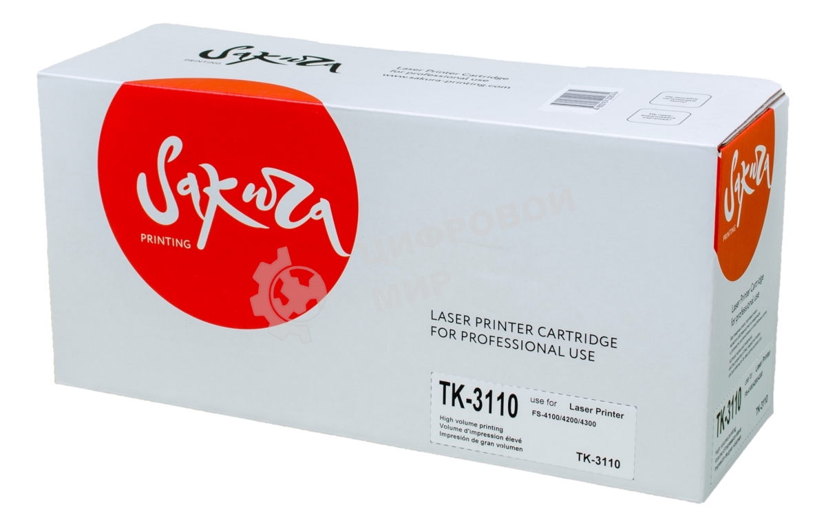 Картридж Sakura TK3110 для Kyocera Mita FS4100DN, черный, 15500 к.