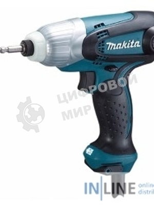 Дрель-шуруповерт Makita TD0101F, 230 Вт, 100 Нм, щеточный, ударный