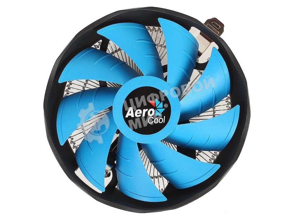Кулер для процессора AeroCool/Formula Verkho Plus серебристый/черный, 120 мм, алюминий, 2000 об/мин, 26.5 дБ, 4 pin, 110 Вт, 68 мм