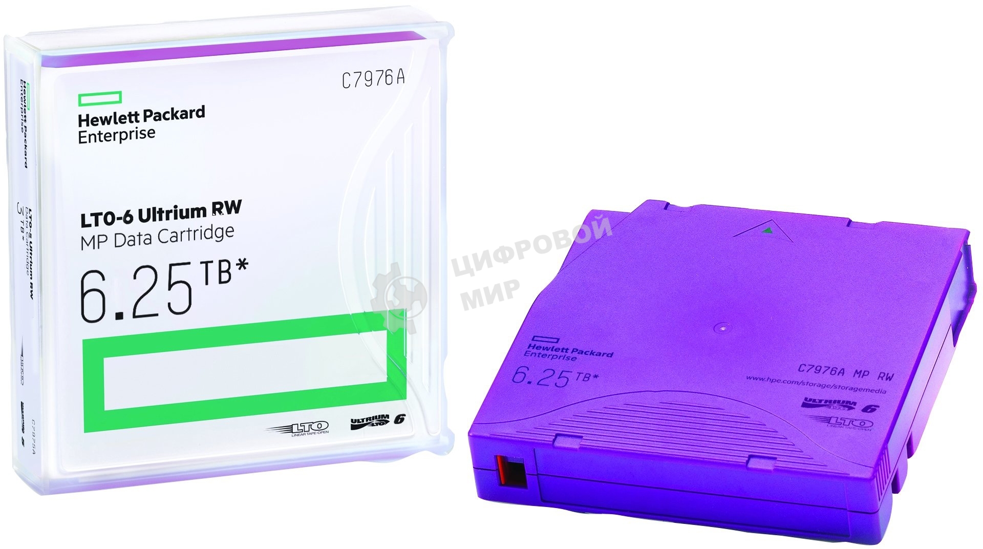 Картридж Hewlett-Packard LTO-6 Ultrium 6.25Tb (C7976A)