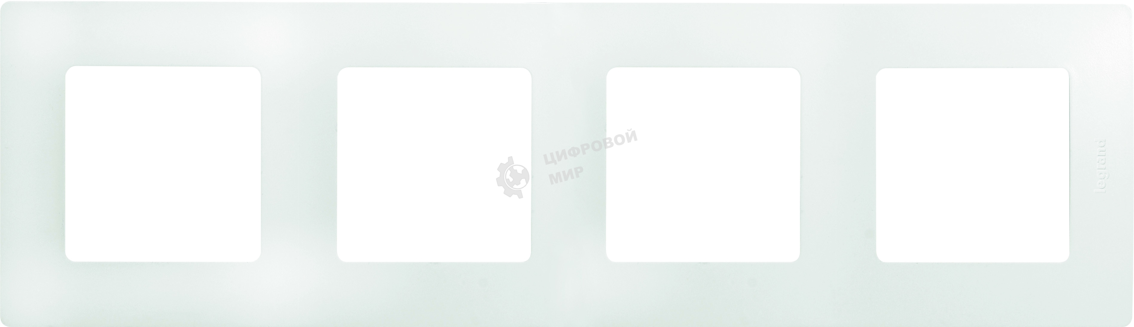 Рамка 4 поста, бел. ETIKA 