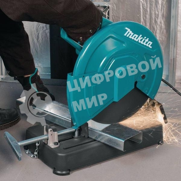 Пилы электрические дисковые, торцовочные Makita LW1401 Пила монтаж,2200Вт,3800об\м,диск-ф355х25.4мм,рез-70х233мм,16.6кг,кор