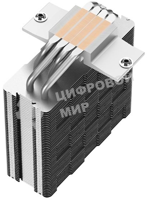 Кулер для процессора DEEPCOOL AG400 LED черный, 120 мм, алюминий/медь, 2000 об/мин, 31.6 дБ, 4 pin, 220 Вт, 150 мм