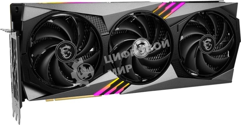 Видеокарта MSI RTX4070Ti GAMING X TRIO 12G GDDR6X 2745/21000 HDMIx1 DPx3 HDCP Ret