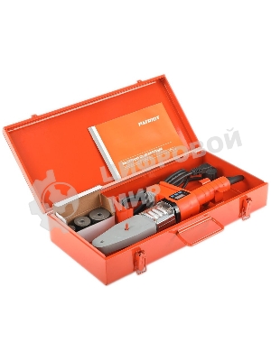 Аппарат для сварки пластиковых труб PATRIOT PW 800, 3 насадки, электронная регулировка, ЖК дисплей, 800W, кейс металл.