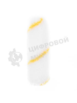 Мини-валик сменный MTX для среднегладких поверх. синтет, 100мм ворс12мм D16мм Dруч.6мм, полиакр.