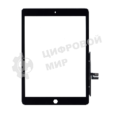Сенсорное стекло (тачскрин) для iPad 9 (2021) A2602, A2603, A2604, A2605, черное