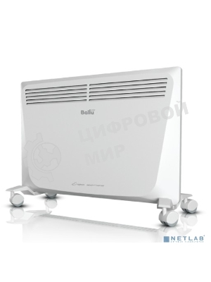 Конвектор электрический Ballu Enzo BEC/EZER-2000 белый, 2000 Вт, 25 м2, термостат, дисплей
