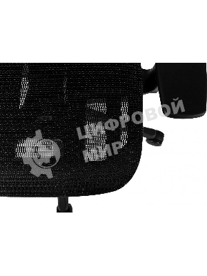 Кресло руководителя Бюрократ 831 черный сетка с подголов. крестов. пластик