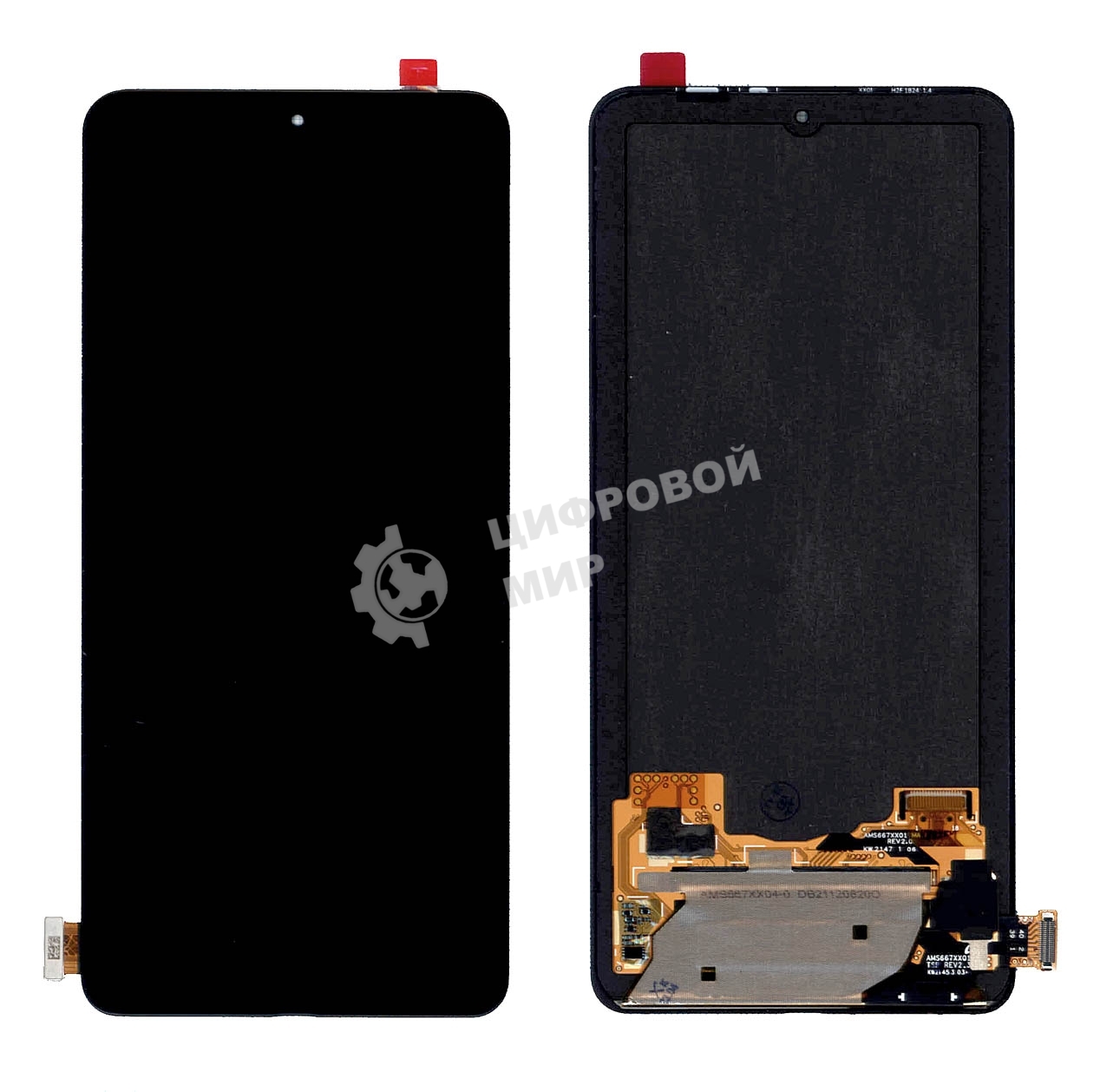Дисплей для Xiaomi Black Shark 4 в сборе с тачскрином черный (OR)