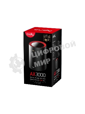 Бесшовный Mesh роутер Cudy M3000(1-PACK) AX3000 10/100/1000/2500BASE-T, белый