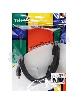 Кабель 1.4V Mini DisplayPort M <--> DisplayPort M 1,8м 4K@120HZ 8K@60HZ Telecom (TA683M-1.8M)