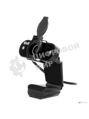 Веб-камера SVEN IC-915 1280x720, 30 кадр/с, USB Type-A, микрофон, шторка приватности, универсальное крепление