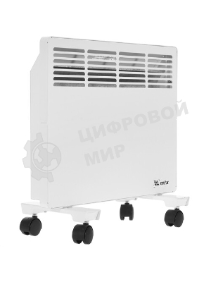 Конвектор электрический MTX CH-1000, белый, 1000 Вт, 10 м2, термостат