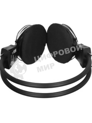 Проводные наушники Oklick HS-M200 черный, накладные, Jack 3.5 мм