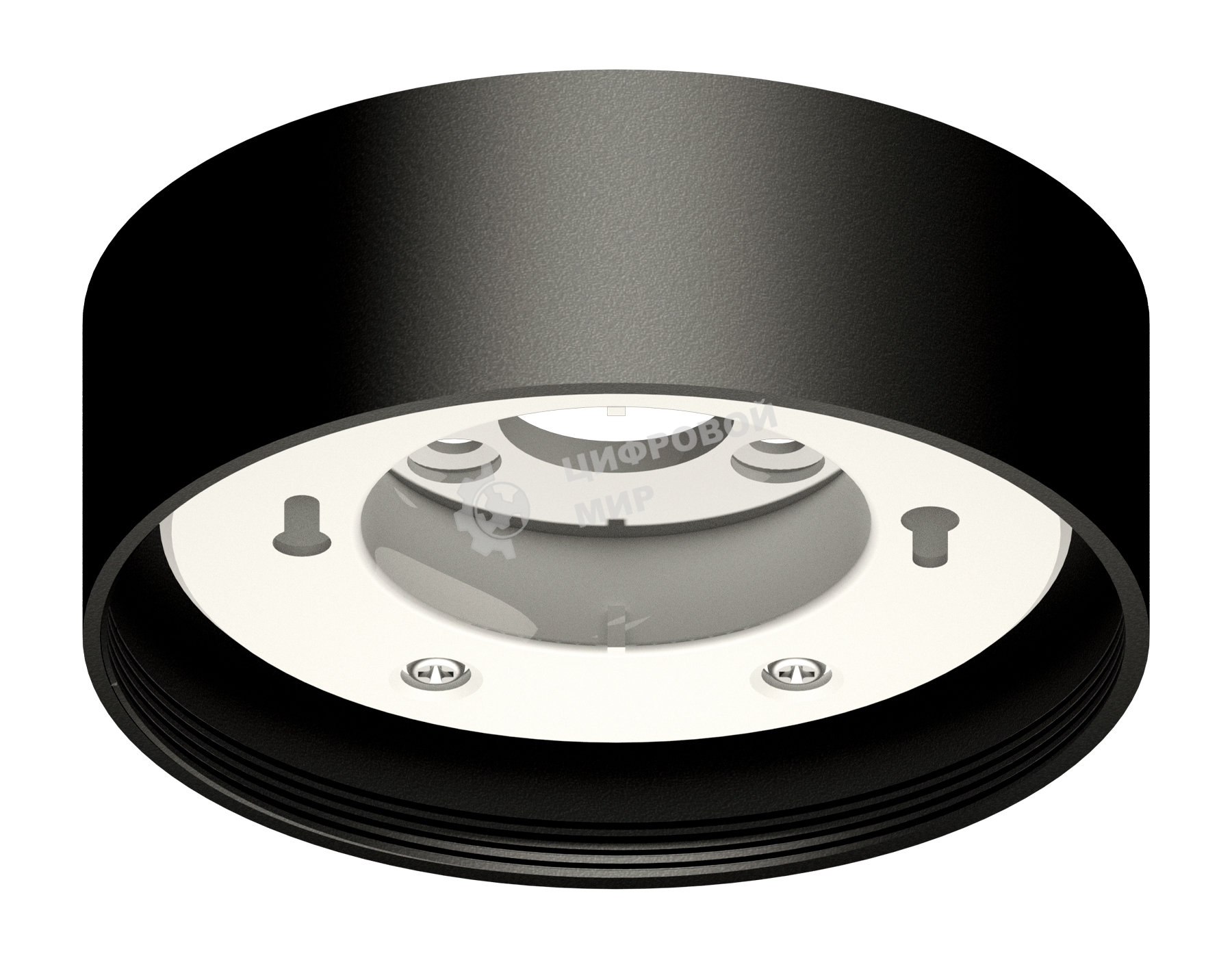 Корпус светильника C8102 SBK черный песок D85*H35mm GX53