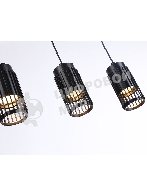 Светильник Ambrella light TN51699/3 BK черный GU10/3 400*60*1120
