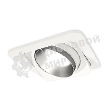 Комплект встраиваемого поворотного светильника Ambrella light XC7658023 SWH/MCH белый песок/хром матовый MR16 GU5.3 (C7658, N7033)