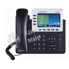 Телефон Grandstream GXP-2140, VoIP 2 Порта Ethernet 10/100/1000, 4 SIP линий, цветной TFT дисплей 480x272, HD Audio
