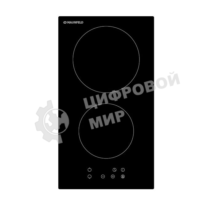 Варочная панель Maunfeld EVCE.292-BK ДОМИНО, ЧЕРНОЕ стекло