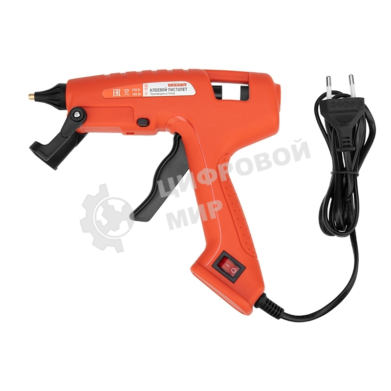 Клеевой пистолет Rexant, 100 Вт, Ø11 мм, 