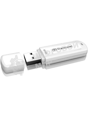 Флешка USB Transcend JetFlash 730 (TS64GJF730), 64Gb, USB 3.0, R/W 80/25, белый