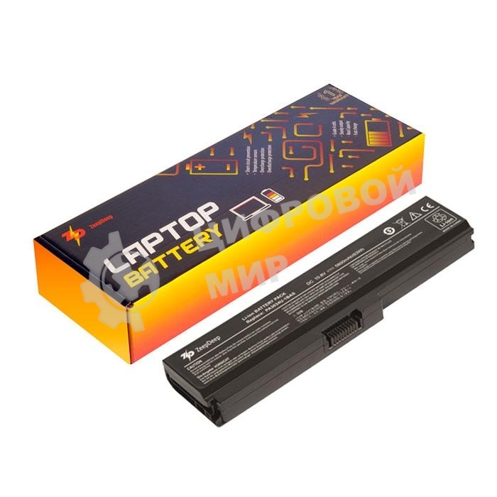 Аккумулятор повышенной емкости для ноутбука Toshiba Satellite L750 ZeepDeep Energy 63Wh, 5800mAh, 10.8V-11.1V