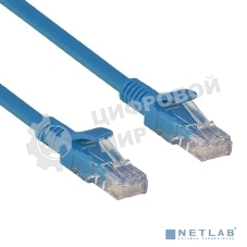 Патч-корд ExeGate UTP-RJ45-RJ45-5e-5M-BL, UTP, cat.5e, 5м, синий