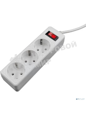 Сетевой фильтр 5bites GARDA SP3W-518 3S, 3x0.75 мм2, 1.8 м, белый