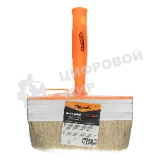 Кисть-ракля Sparta 50х150 мм, натуральная щетина, пластмассовый корпус, пластмассовая рукоятка