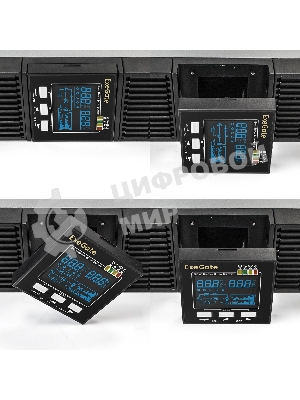 Источник бесперебойного питания On-line ExeGate EP285648RUS PowerExpert ULS-3000.LCD.AVR.C13.USB.RS232.SNMP.2U 3000VA/3000W, On-Line, PF=1, LCD, 6*IEC-C13, RS232, USB, SNMP-slot, Rackmount 2U/Tower, черный