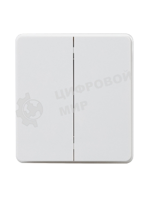 Выключатель Kranz ROUND 2 кл перекрестный (переключатель) 10А с/у перламутр