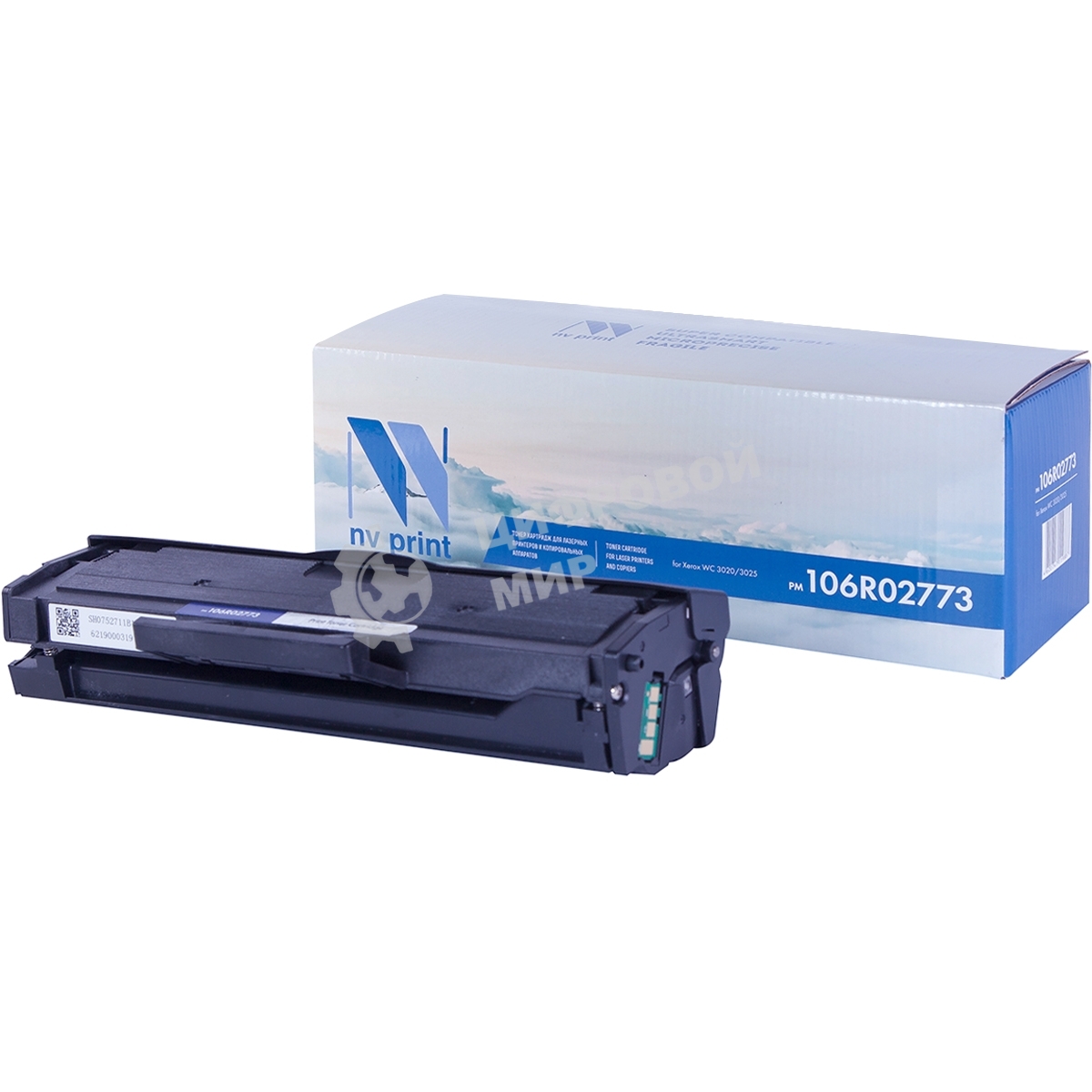 Картридж лазерный NVPrint NV-106R02773 (тип 106R02773), черный, 1500 стр., для Xerox Phaser 3020/WC 3025