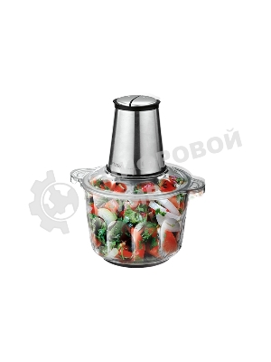 Измельчитель Centek CT-1395 Сталь 600Вт 2 скорости, стеклянная чаша 2,0л, разборные ножи, 4 лезвия